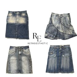 Y2K NYC IT GIRL MIDI SKIRT RE-3779