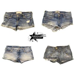 Y2k NYC IT GIRL DENIM SHORT B2F-198