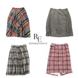 Y2K Unique Corduroy Midi Skirts RE-3747