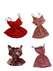 Y2K Pink Ditsy Print Camisoles-ST-354