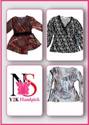Women Printed Pattern full sleeve Blouses Lot