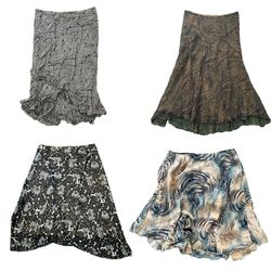 Y2k Women's Patterned Maxi Skirts RE-3907
