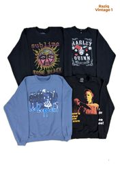 💥 RV4157 Printed Crewneck Sweatshirts
