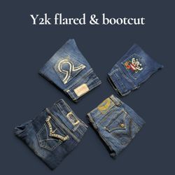 Y2k flare jeans