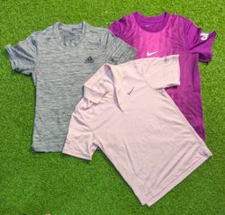 6917 - Nike, Adidas Half Sleeves T-Shirts