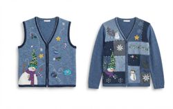 (FV-2488)     Vintage Star Knitwear | Embroidered ..