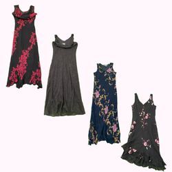 Y2k Floral Sleeveless Maxi Dresses B2F-317