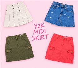 Y2K MIDI SKIRTS
