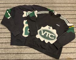 Upcycled Sports Jersey Pannelled Sweatshirt