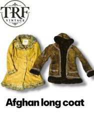 #210 womens afghan long coat