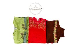 Retro floral knits
