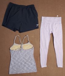 Gymshark legging, tops 6 pcs