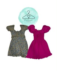 261026-16 vestiti maxi babydoll 15 pz