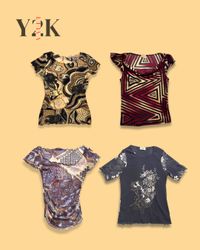 Y2K Vintage Printed Top Bundle ( Yv-787)