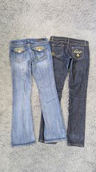 ***Y2K Flare Jeans – 2000s Retro Denim Mix