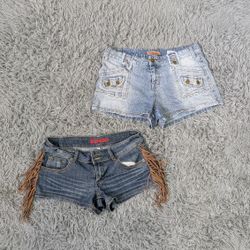 ***Y2K Mixed Rise Short Shorts Bundle