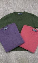 Ralph Lauren Polo Round Neck/VNeck Sweaters #0019