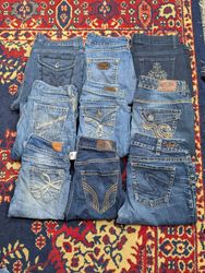 Y2K Embroidered Flared & Bootcut Jeans