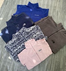 Pacote de Jaquetas de Fleece The North Face e Colu..