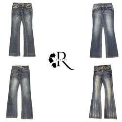Y2K Paris Hilton Denim Bootcut Jeans RW-2678