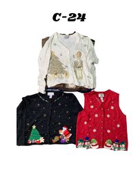 Vintage Christmas & cardigan sweater( brand)Tiara ..