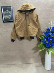 Upcycled Carhartt hooded jacket 🐒