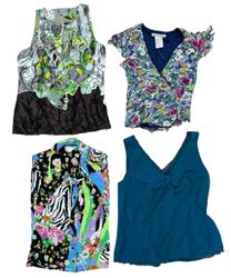 Y2K sheer Tops 15 pcs  At 1220