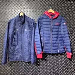 Mix branded puffer jacket (fnc 797)
