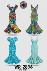 Y2K mermaid core dresses WR-2634