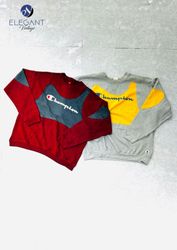 Upcycled Champion & Mix Branded Sweatshirt - EVR03..