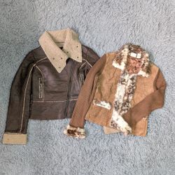 ***Y2K Suede Shearling Coats – Stylish Jacket Mix