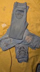 Y2K beautiful boot cut jeans 112