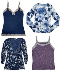 Whimsigoth Ocean Vibe x Y2K Tops: TT-352