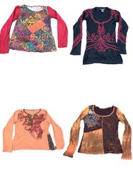 Y2K Long Sleeve graphic tops
