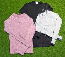 6967 - Gymshark Crop Tee , Full Sleeves T-Shirts
