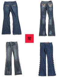BACK POCKET DETAILING JEANS
