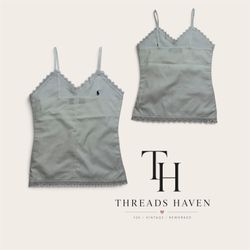 Upcycled Polo Top – Handmade Unique Casualwear