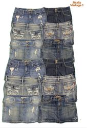 💥 RV4874 Denim Mini Skirts