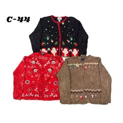 Wholesale Vintage Christmas Sweaters Bundle | 10pc..
