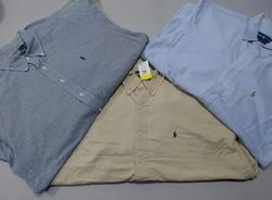 Ralph Lauren Button-Up Shirts – Grade A/B – 20 Pcs..