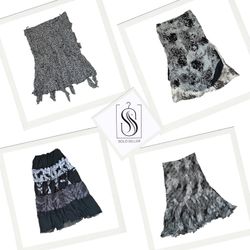 Y2K Black Mix Fairy Skirts