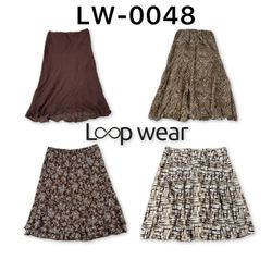 Y2K Whimsigoth & Grunge Printed Midi Skirts