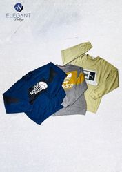 Upcycled Adidas & Mix Branded Sweatshirt - EVR0406