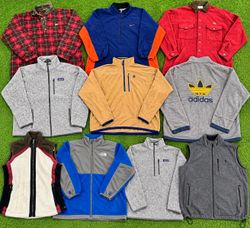 vintage branded fleece jackets
