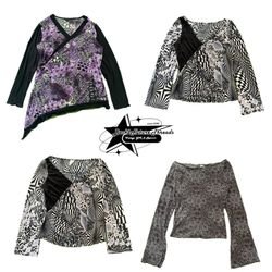Y2k Nature Vibe Girl Full Sleeve Top B2F-242