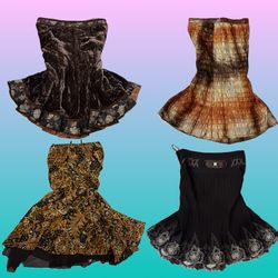 Y2K Espresso Whimsigoth Skirts (RSS-3)