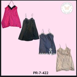 Women's Satin Slip Dress – Vintage Y2K Evening Sty..