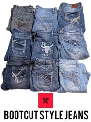 BOOTCUT Y2K INSPIRED JEANS BRAND'S INCLUDED MISS M..