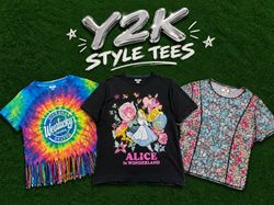 Y2K style tees