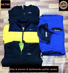 Nike & starter & Kathmandu puffer jacket ak750